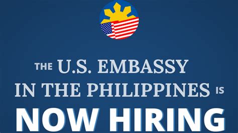 Us Embassy In The Philippines Job Hiring Newstogov