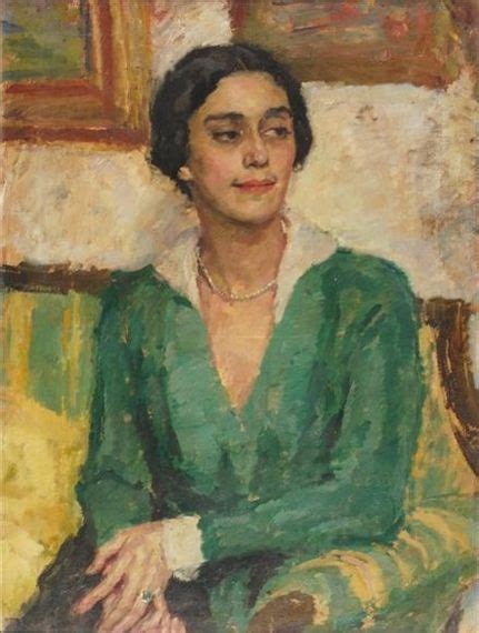 Dame Ethel Walker Woman In Green Walker Art Artist Female Artists