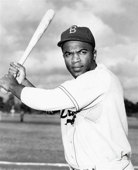 Jackie Robinson By National Baseball Hall Of Fame Library