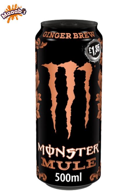 Monster Mule Ginger Brew Energy Drink 500ml Maaabs