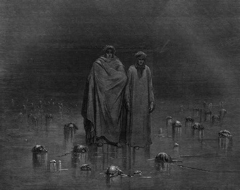 Two Men Illustrations The Divine Comedy Dantes Inferno Gustave Doré