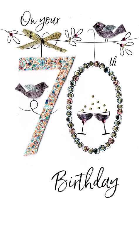 Special 70th Birthday Greeting Card Cards