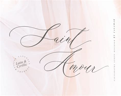 Calligraphy Font Wedding Handwritten Font With Swashes Etsy