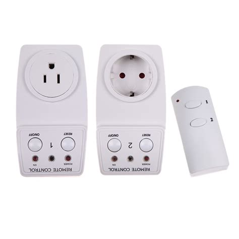 Wireless Smart Remote Control Outlet 2 Pack Ac Power Light Switch