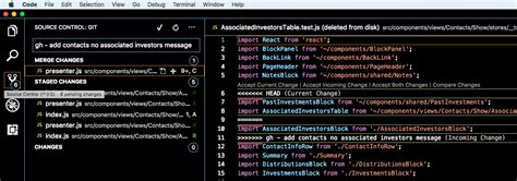 Visual Studio Code How To Resolve Merge Conflicts With Git Gang Of