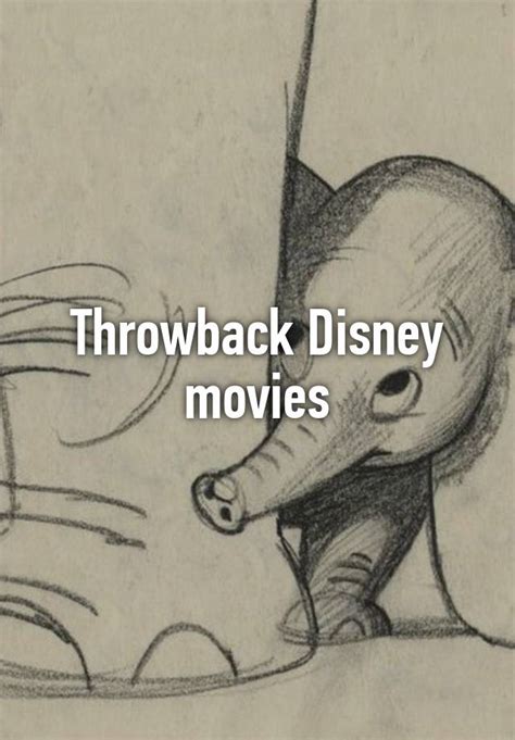 Throwback Disney Movies