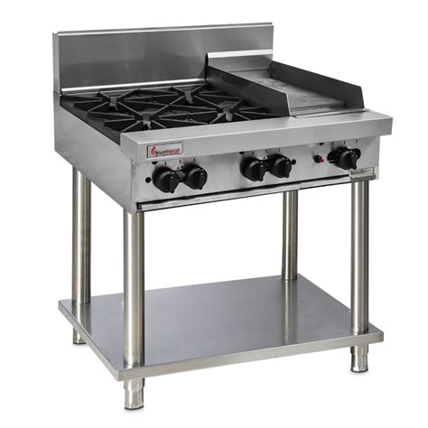 Buy TRUEHEAT RC SERIES 900MM TOP W 4 BURNERS AND 300MM GRIDDLE PLATE NG