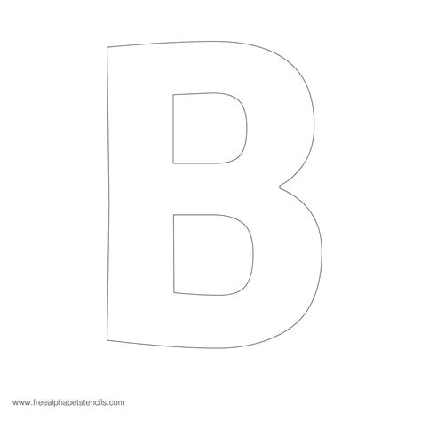 8 Best Images Of Printable Letter Stencil B Free Printable Cursive