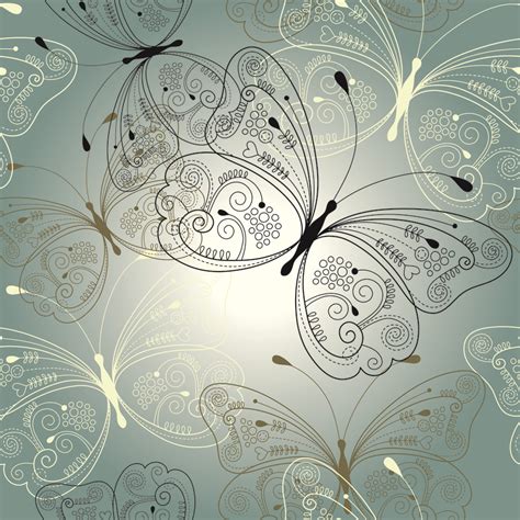 Beautiful Butterfly Pattern 22528 Free Eps Download 4 Vector