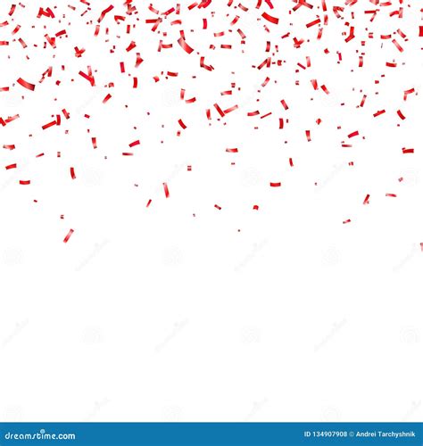Christmas Valentine S Day Red Confetti On Transparent Background