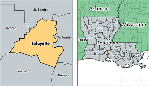 Lafayette Parish District Map
