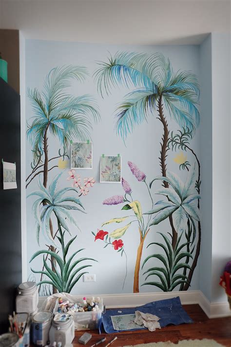 Hand Painted Wall Mural Flipping The Flip