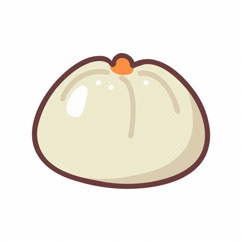 Bao Chinese Food Meal Meat Restaurant Steam Bun Icon Download On Iconfinder