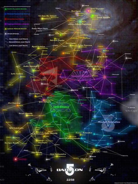 Sci Fi Maps Mega Dump Babylon 5 Galaxy Map Babylon