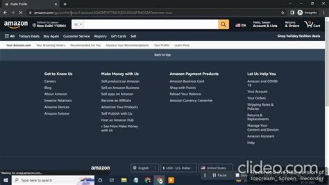 How To Find Amazon Profile Link Youtube