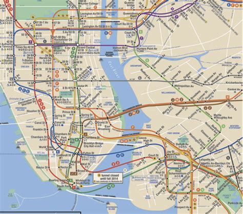 Manhattan Brooklyn Subway Map Zip Code Map