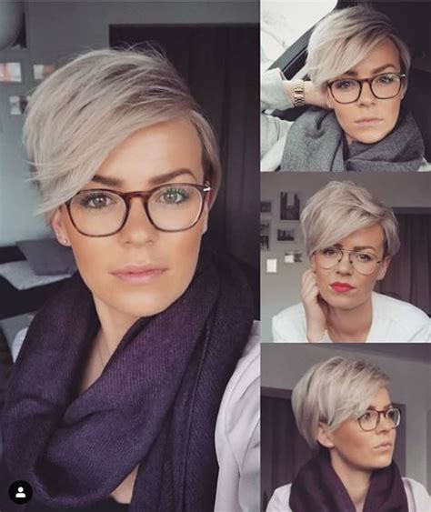 This model is illustrating the current trend in this type of cut. 10 Trendy Office-Friendly Short Hairstyles for Women ...