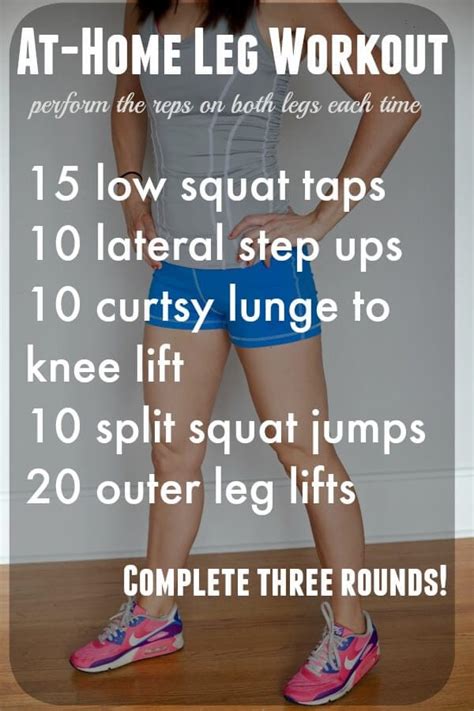 At Home Killer Lower Body Workout Oh Sweet Basil