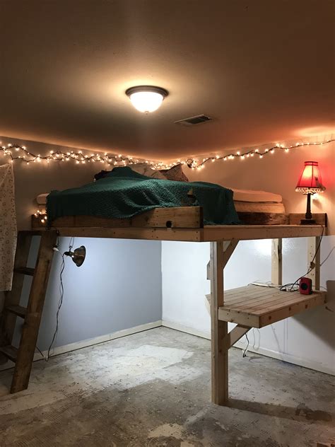 King Size Loft Bed Made By Anthony Ardoin Diy Loft Bed