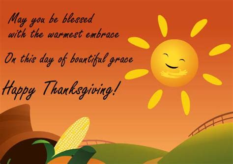 A Warm Thanksgiving Blessing Free Happy Thanksgiving Ecards 123