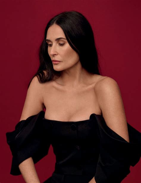 Demi moore is not exactly someone fans expected to see on the runway in paris for haute couture fashion week, but as to be expected, the actress stole demi moore shared a few pictures of herself recording her podcast in her bathroom last week. DEMI MOORE in Vogue Magazine, Spain May 2020 - HawtCelebs