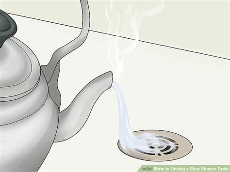 I beleive it could be my hair, since i have alot of it, and its waist length. 5 Ways to Unclog a Slow Shower Drain - wikiHow