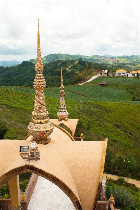 Thai Temple On Hight Mountain Stock Image Image Of Religious