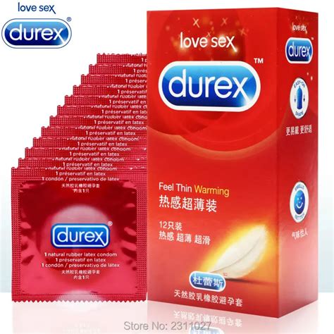 Durex Condoms Ultra Thin Lubricated Condoms Sex Condoms For Men12 Pcs