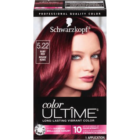 Buy Schwarzkopf Ultime Permanent Hair Color Cream 5 22 Ruby Red Online