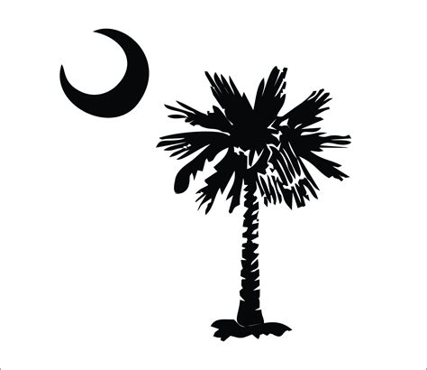 South Carolina Palmetto Tree Vinyl Sticker Etsy