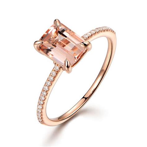 As a beryl, morganite is from the same family of stones as emeralds, siting 7.5 to 8 on the mohs scale. JeenMata - 1.25 Carat Peach Pink Morganite (emerald cut ...