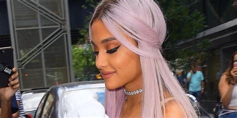 Ariana Grande Debuts Lavender Hair Color Just For Fun— And Its