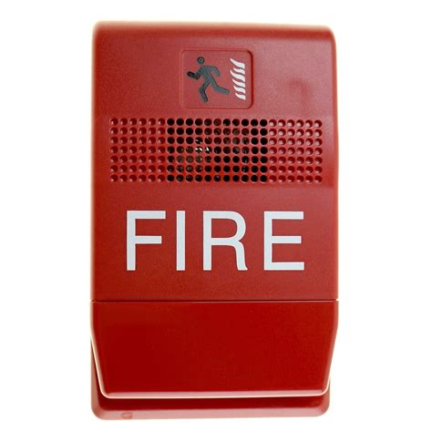 Est Edwards G1rf C Genesis Chime Indoor Fire Alarm 24vdc Red