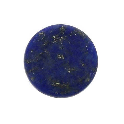 8mm Gemstone Round Puck Lapis Lazuli X1 Perles And Co