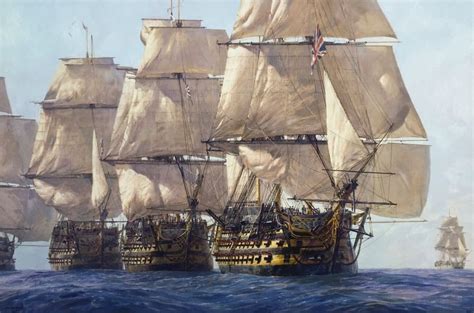 Tres Puentes Británicos Navegando En Columna Pinturas De Barcos