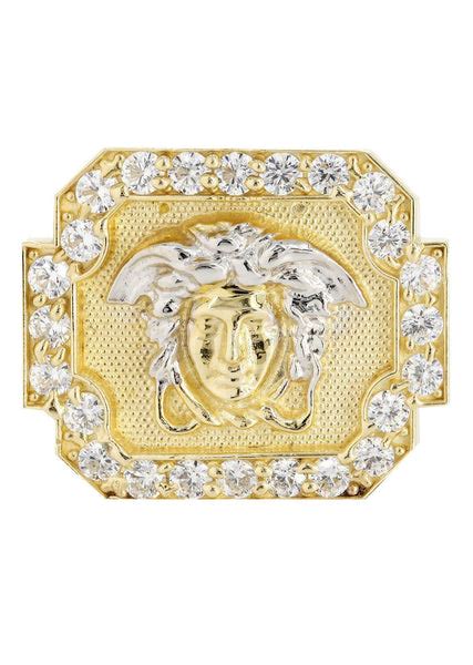 Versace Ring Real Gold Jewelry Frostnyc