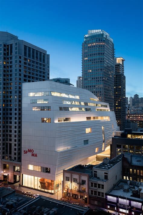 The New San Francisco Museum Of Modern Art Opens To The Public On Saturday May SFMOMA