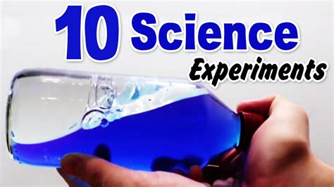 Amazing Science Experiments That You Can Do At Home Cool Science
