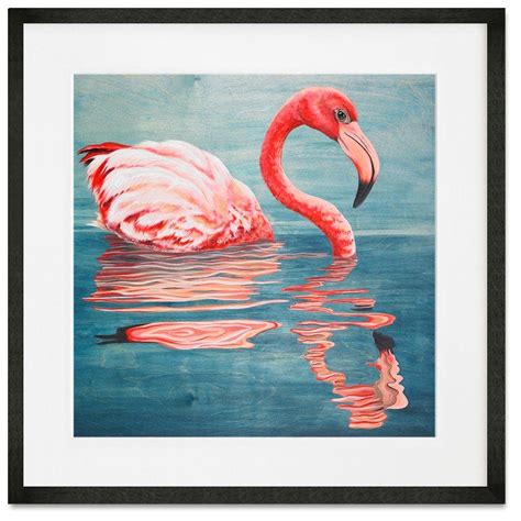 Flamingo Reflections Graphic Art Print Joss And Main Graphic Art