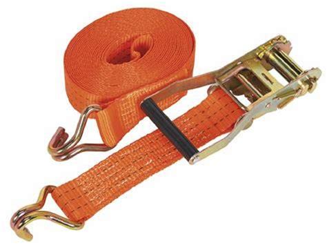 orange polyester 75mm ratchet lashing belt for transportation for loading 10 m at rs 650 piece