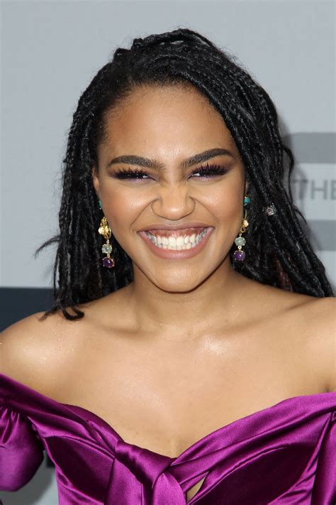 China's hobbies include drawing greeting cards, dancing, photography, singing, and going to church with her family members. CHINA ANNE MCCLAIN at CW Network Upfront Presentation in ...