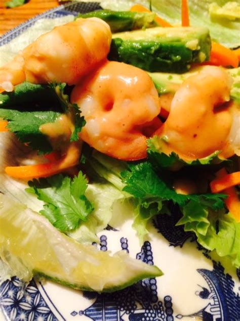 Thai peanut sauce goes well with skewers of chicken sate or grilled meat, but it's also amazing with other protein such as shrimp or fish. Shrimp Lettuce Wraps with Thai Peanut Sauce Recipe ...