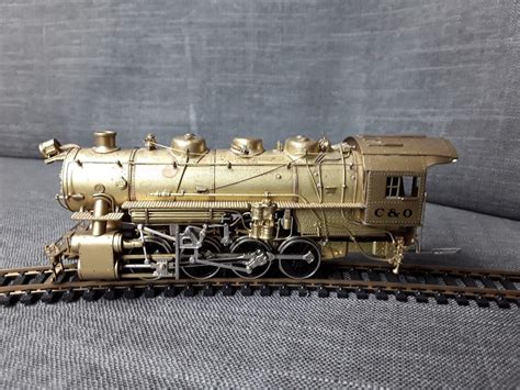 Vintage Ho Scale Brass 0 8 0 Steam Locomotive Model Train