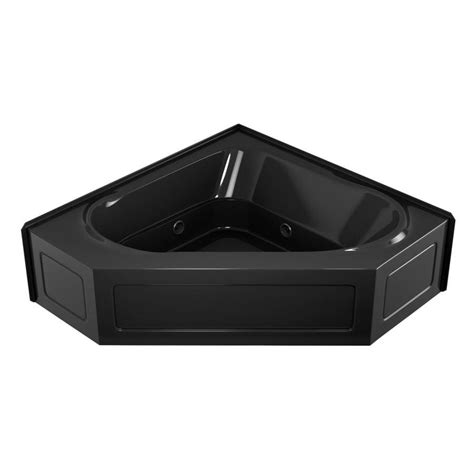 From freestanding tubs and clawfoot tubs to whirlpool baths and alcove tubs, the jacuzzi® brand offers an extensive range of bathtub styles to fit every taste. Jacuzzi Capella 60-in Black Acrylic Corner Center Drain ...