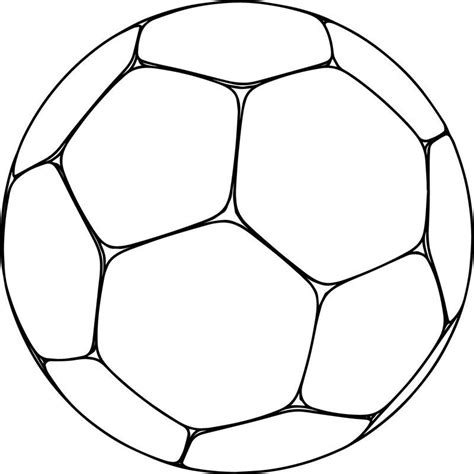 Top 10 soccer ball coloring pages for kids: Soccer Ball Coloring Page