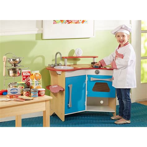 Melissa And Doug Cooks Corner Wooden Kitchen Free Shipping Today
