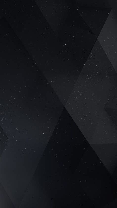 Iphone Origami Galaxy Stars Black Wallpaper