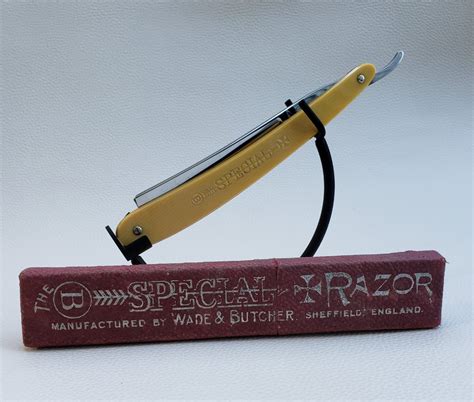 Vintage Wade And Butcher Sheffield England Straight Razor Shave Etsy