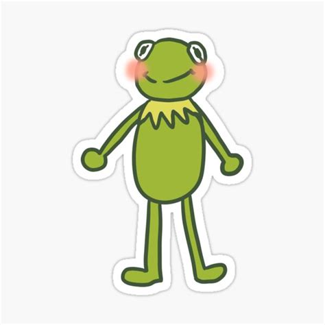Kermit Sticker For Sale By Poteacup Redbubble
