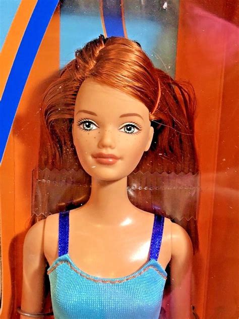 2000 Barbie Midge Surf City Doll Nrfb Red Hair Doll Freckles Mattel